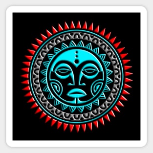 POLYNESIAN MASK 1 Sticker